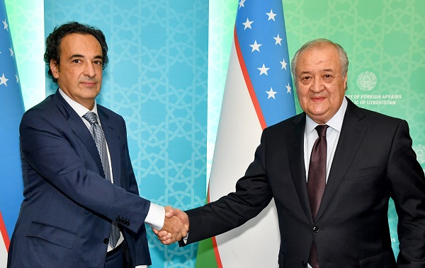 Abdulaziz Kamilov meets with the Ambassador of Italy